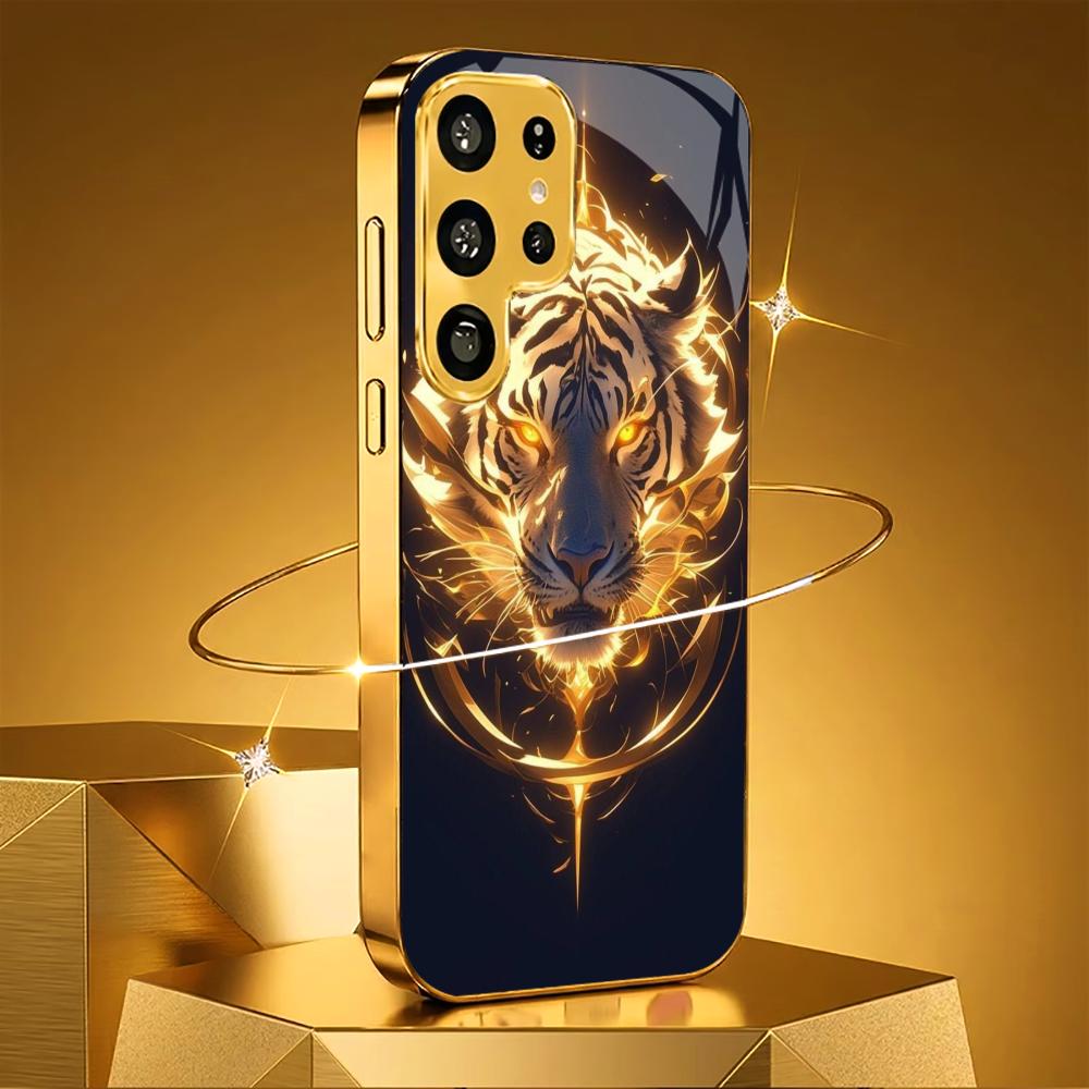 Cellphone New Bestseller Model PhoneCase Electroplated Glass PhoneCase for Samsung Galaxy S26 S25 S24 S23 S22 FE,Ultra,Plus