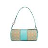 Coach CU003 Nolita Fass-Tasche Signature Jacquard Silber Weiß SVVSW