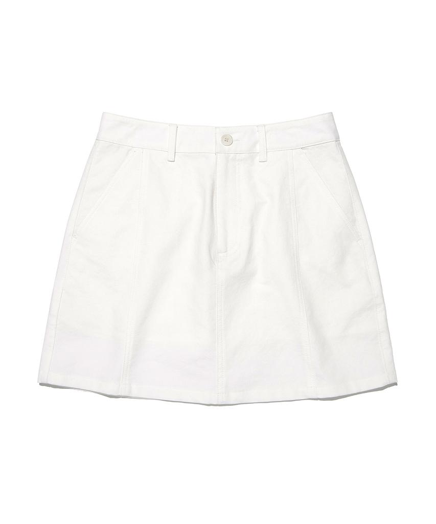 Lee Women'S Cotton Mini Skirt Ivory