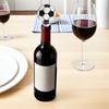 Novelty Soccer Red Wine Stopper Silicone Zinc Alloy Seal Freshness Preservation Wine Bottle Saver Home Party Novelty Home Decor