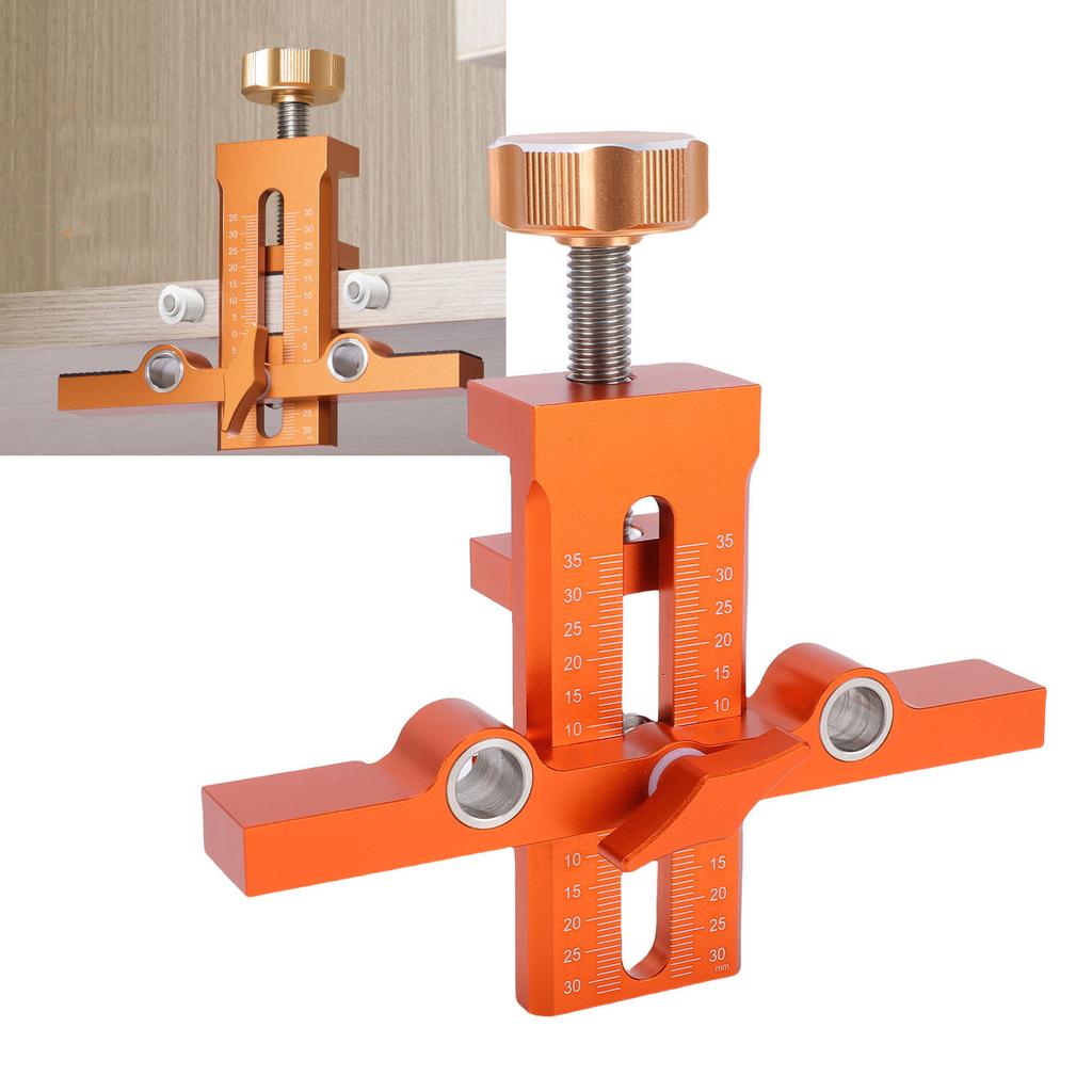Cabinet Door Mounting Jig Dual   Hole   Positioning   Cabinet Door Installation Tool for Woodworking