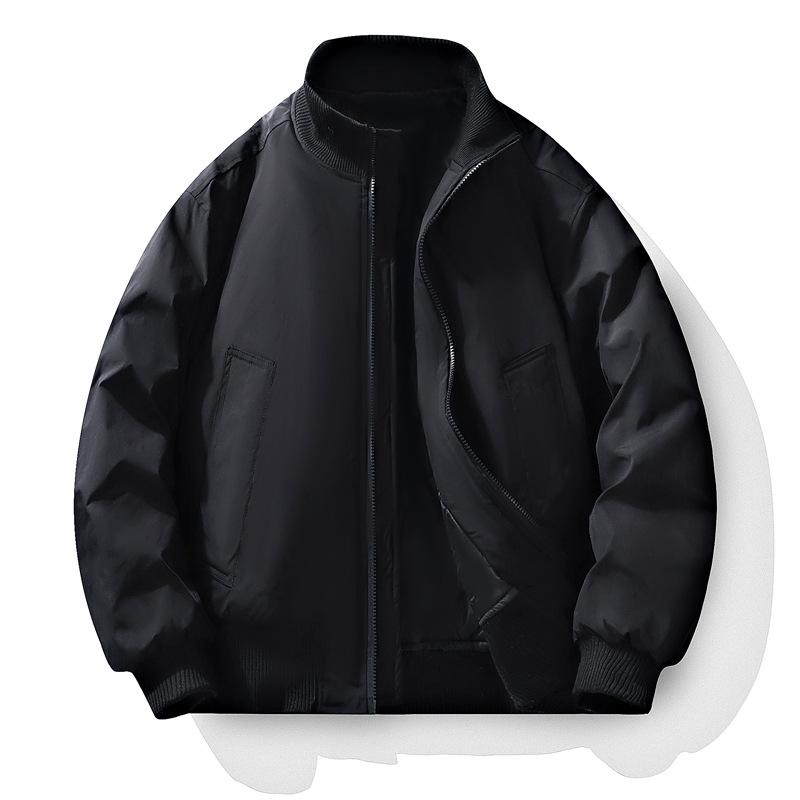 

Men s Trendy Long-Sleeve Casual Workwear Jacket for Spring/Autumn 2025 Large чорний