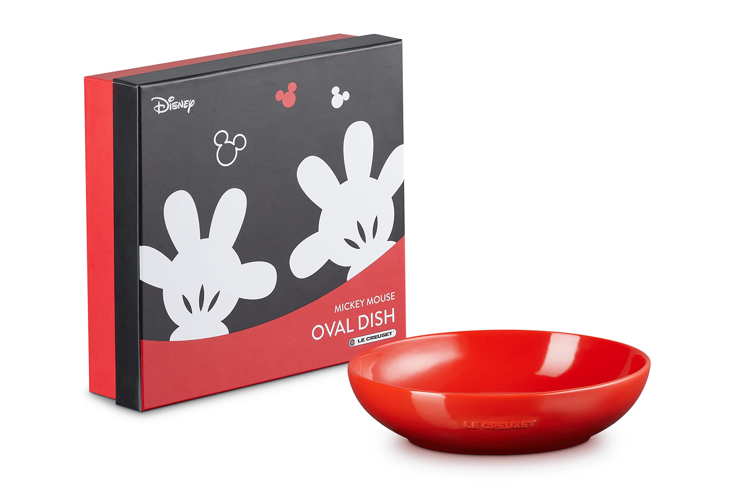Le Creuset Disney Mickey Mouse Oval Dish 19cm Cherry Red