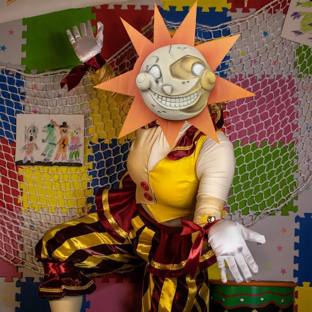 Prop Cosplay Breach di Sicurezza, Maschera Solare, Costume per Festa di Halloween