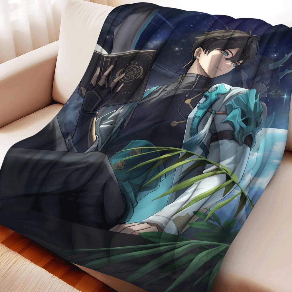 Cartoon Honkai: Star Rail Dan Heng Flannel Blanket Cover Warmth Soft Anime Nap Blanket Multifunctional Decor Universal Blankets