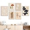 Poster con Coniglio, Topo e Oca stile Cartone Animato Boho, Arte da Parete per Nursery, Pittura su Tela, Poster Retro Nordico, Quadro da Parete, Decorazione per Stanza di Bambini