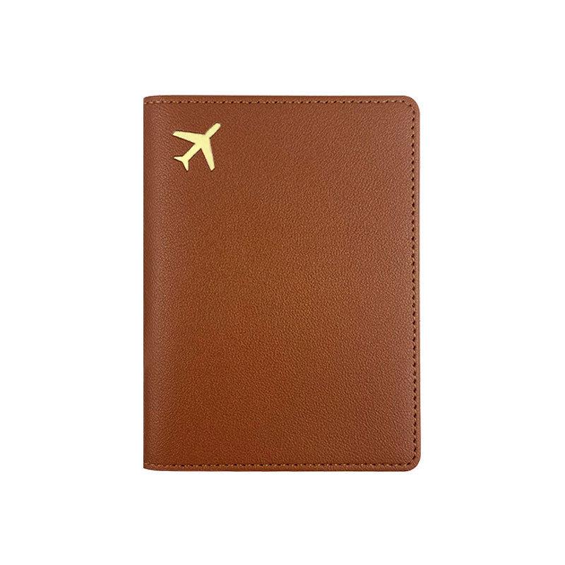 PU Leather Multi-color Passport & Document Organizer with Business Card Holder