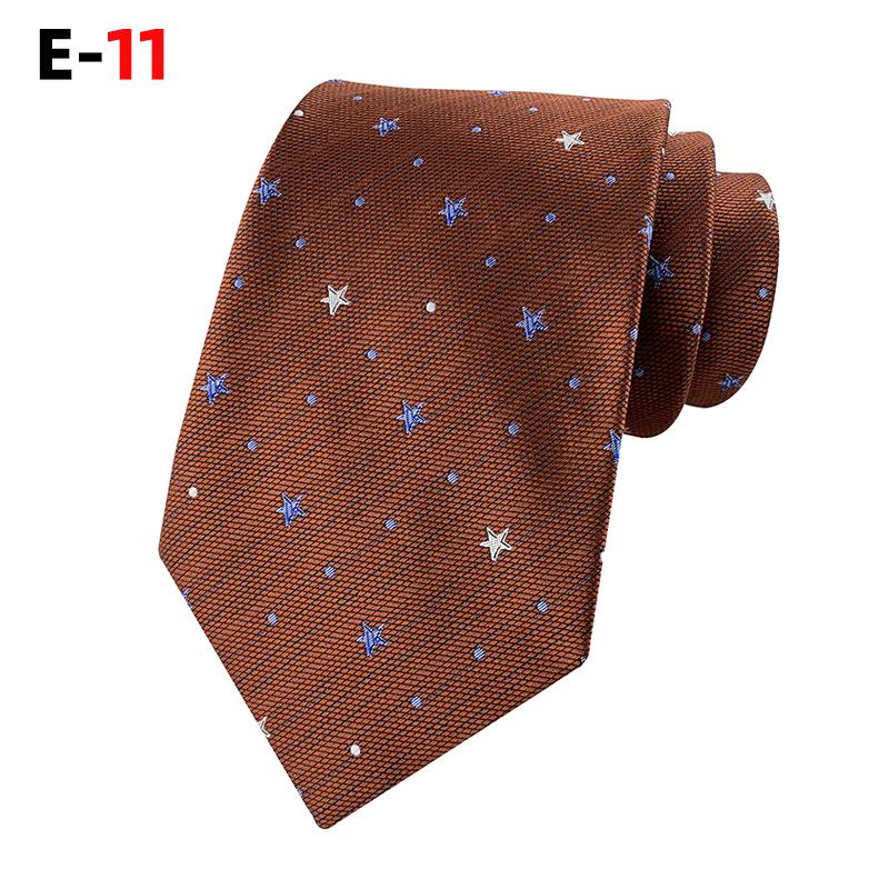 2026 Men's Houndstooth Gold Tie - Perfect for Weddings and Business