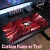 Pittsburgh Penguins Customized Name Text Mouse Pad, Large Desk Mouse Mat Personalized Home Office Present
