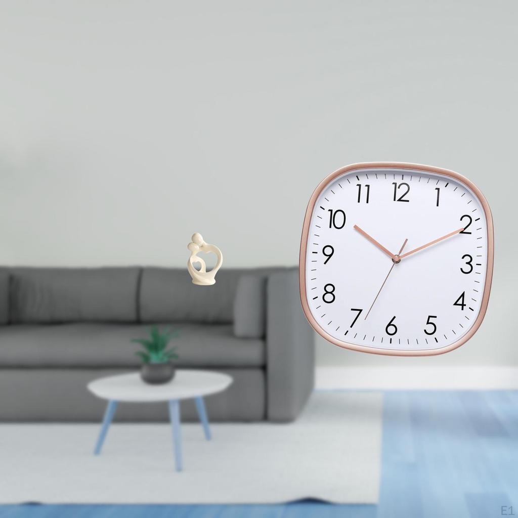 Artistic Resin Couple Sculpture And Vintage Digital Wall Clock Fusion for Home Dining Room Farmhouse