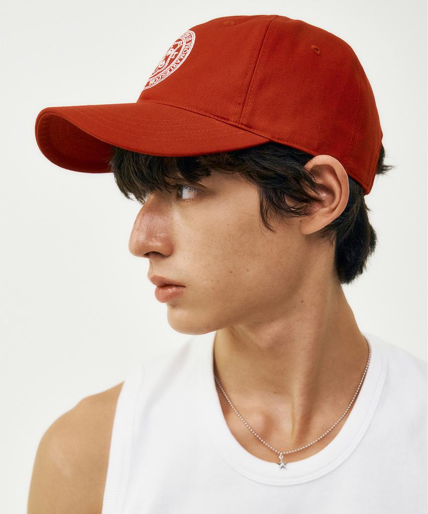 Peulomaleul Signature Logo Ball Cap / Red