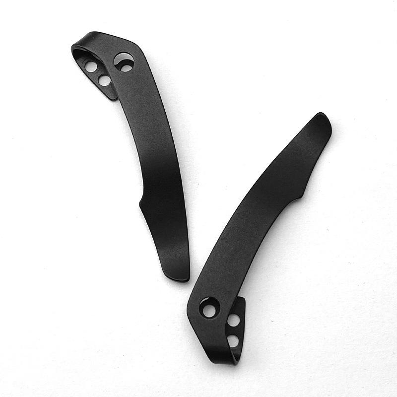 New Titanium Alloy Back Clip for Cld Steel 29TLCC Knife DIY Accessories Custom Folding Pocket Knife Back Waist Clip Tool