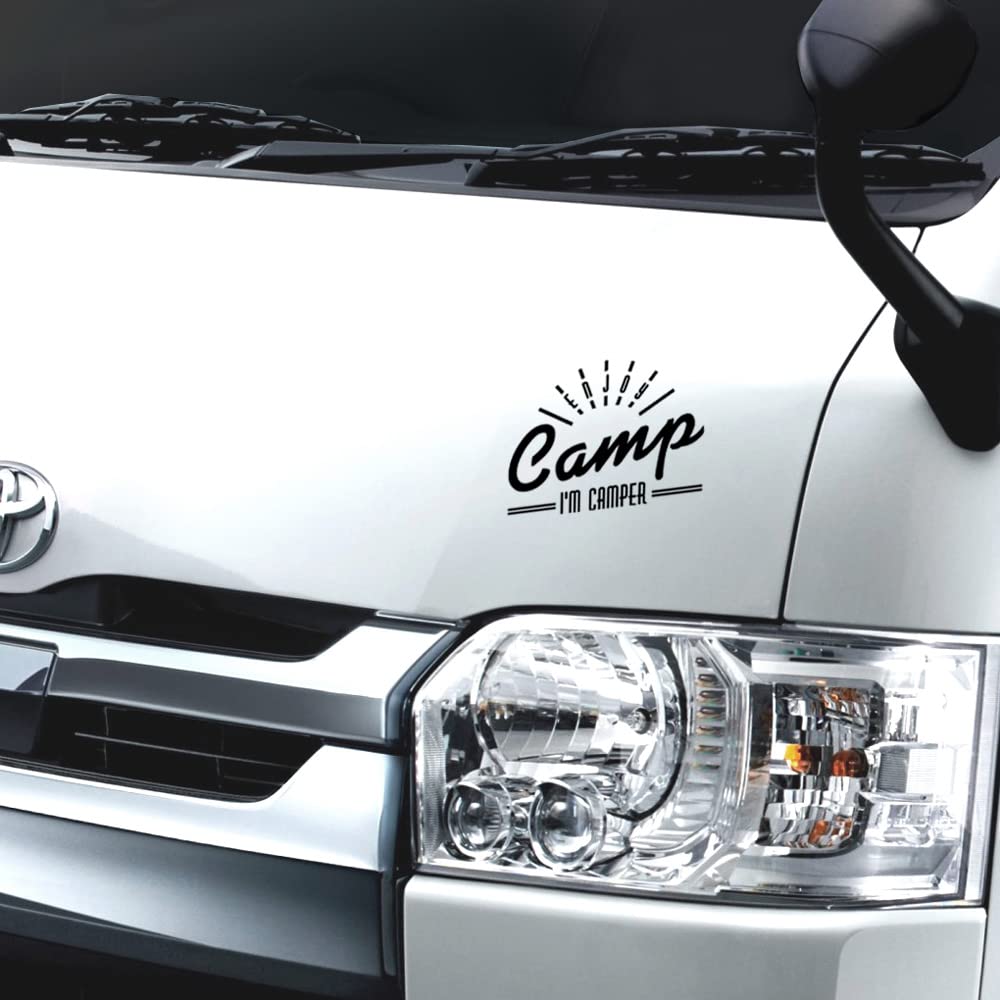 

Hiace Light Car Van General Purpose Car Dress Up Наклейка Decal Seal Outdoor Camping C3 [МАГАЗИН KAIMIRU] (черный)