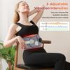 Cordless Heating Pad with Massager for Lower Back Pain Relief,Portable 65 Inch(about 165.1 cm)Wearable Wrap 3 Vibration and 3 Heating levels,For