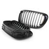 2Pcs Front Center Kidney Grilles Matte Glossy Front Bumper Kidney Grill for BMW E46 Pre-Facelift 2 Door Cabriolet