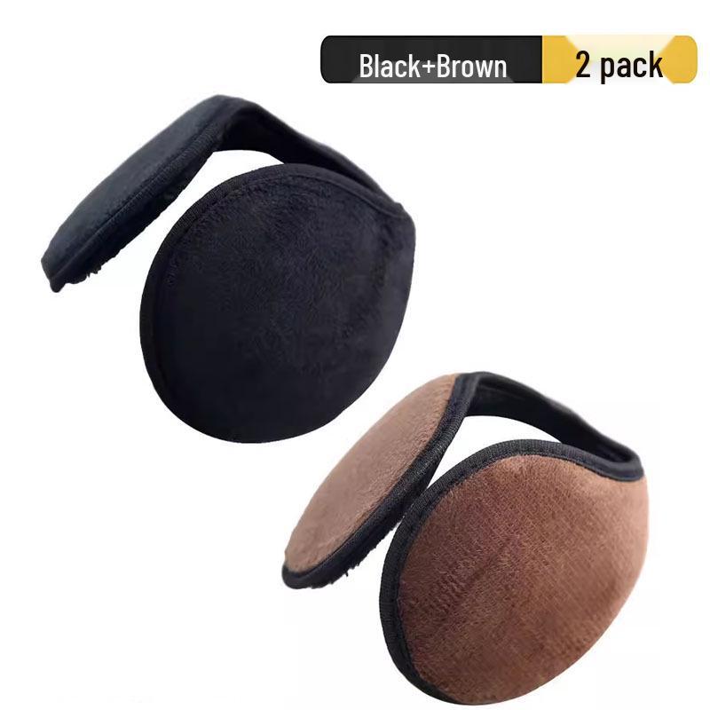 Unisex Fleece-Lined Winter Ear Muffs for Adults - Warm Ear Protection and Covers