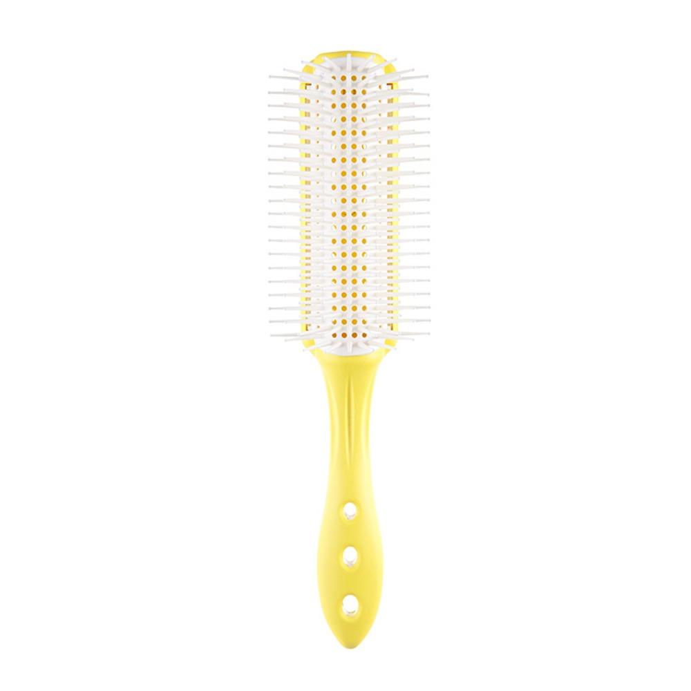 Handle Hollow Air Comb Anti Static Dual Use of Dry and Wet Portable Comb Hairdressing Blood Circulation Smoothly