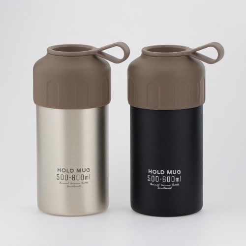 Bestco Stainless Steel PET Bottle Holder/Cooler, Keeps Bottles Hot or Cold, Fits 500-600ml Bottles, NQ-0341