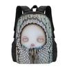 Opulence Hot Sale Schoolbag Backpack Fashion Bags Opulence Monster Vomit Puke Barf Fine Art Surrealism New Brow Low Brow Face