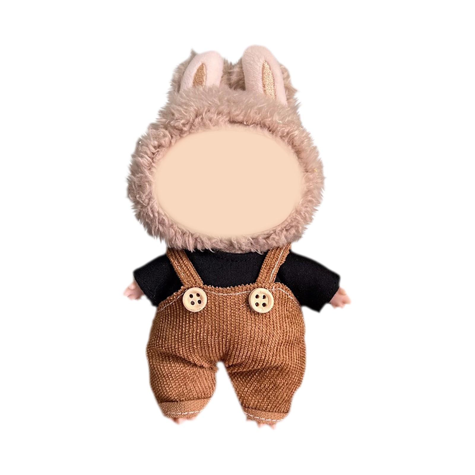 

Веселая одежда для кукол, аниме плюшевые игрушки и милые аксессуары, милая одежда для кукол кроссбоди One Size чёрный