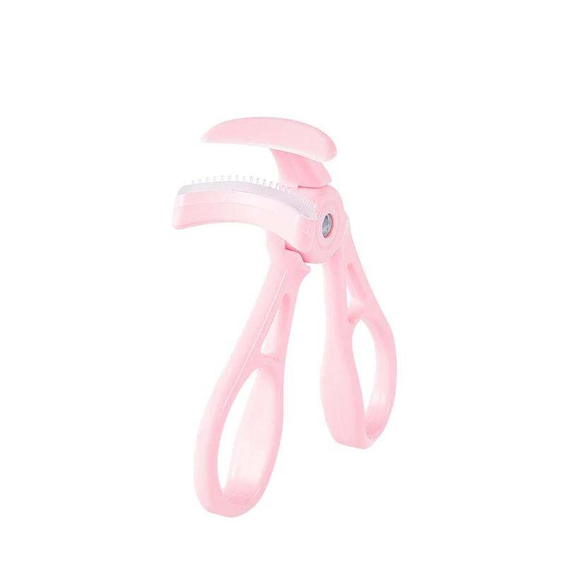 Toothed Comb Wide-angle Eyelash Curler Plastic Handle Home Portable Sunflower Eyelash Curler Quick Natural Curling Long Lasting