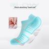Women's Summer Mesh Breathable Sports Socks - Running, Marathon, Badminton, Boat Socks, Terry Loop Bottom, Short Style