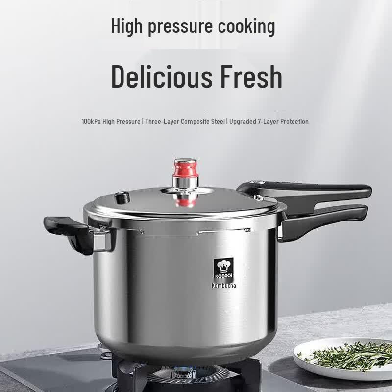KOBACH Little Red Hat 8L 3-Ply Stainless Steel Pressure Cooker