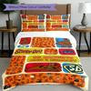 3pcs Duvet Cover Set (1*Duvet Cover + 2*Pillowcase, Without Core), Scooby Print Bedding Set, Bedroom Decor, All‑Season, Birthday Gift