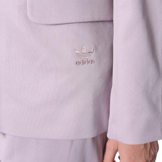 Adidas Solid Color Straight Leg Comfortable Suit Women suits Pink FN2767