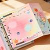 High Aesthetic and Multifunctional Notebook, Loose Leaf Book, Simple Grid Book, Disassembled Student Notebook,colorful
