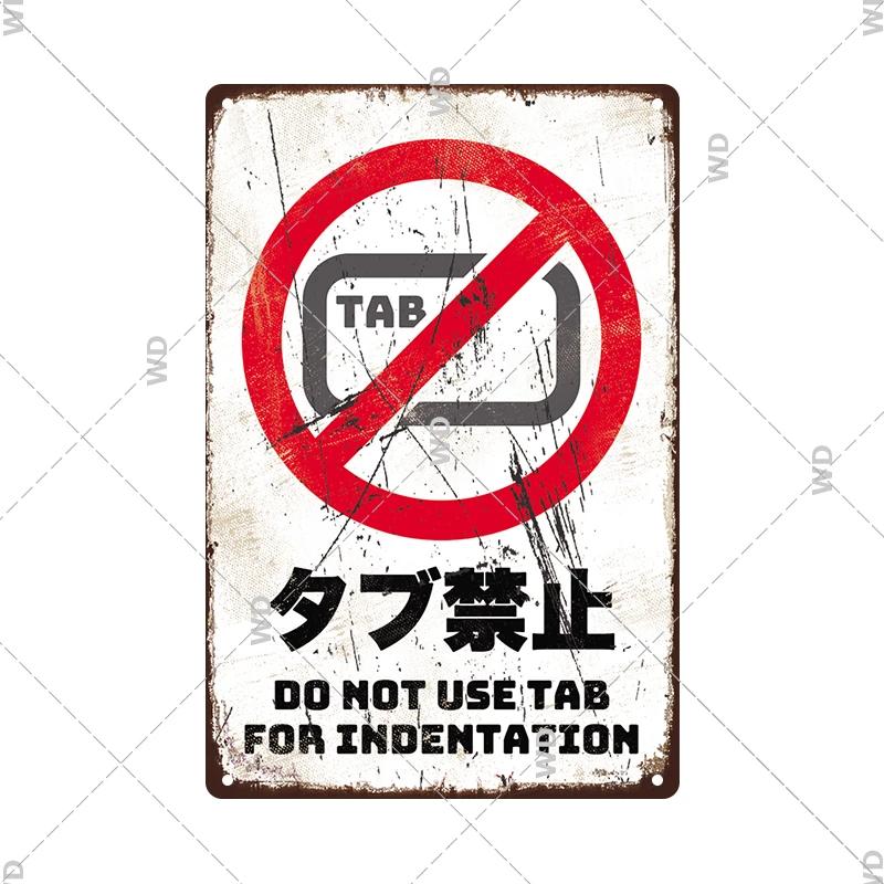 Japanese Language Style No Entry Warning Security Camera Tin Sign Metal Vintage Plaque Retro Metal Plate Door Yard Wall Decor