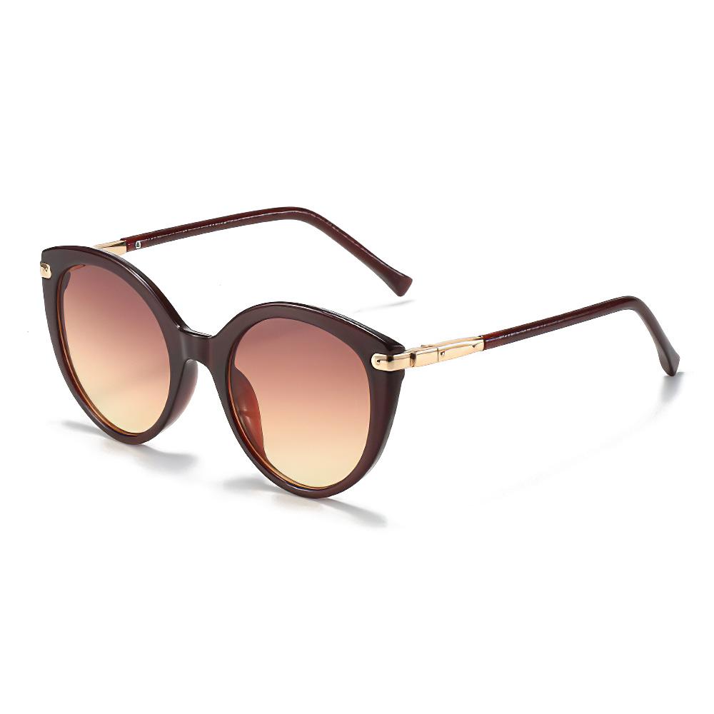 

2025 New In Sunglasses for Women Fashion Leopard Print Round Frame Glasses Modern and Minimalist Style Women s Glasses красный