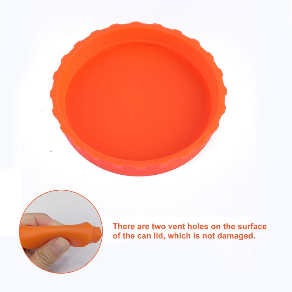 6pcs Silicone Can Lids, Soda Water Silicone Lids, Silicone Sealing Cover, Beverage Beer Can Lids, Drinkware Accessories, 2.5in*0.5in