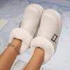 Snow Boots 2025 New Warm and Fashionable Short-cut Fleece Thickened Buckle Snow Boots for Women