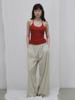 PLATDUJOUR Wide Banding Pants (Mint)