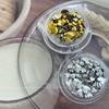 Elegant Peach Heart Rivet Nail Art Accessories - Gold & Silver Mini Rivets for DIY