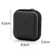Durable Mini EVA Storage Box Black Portable Pouch Carrying Bag Zipper Earphone Case for Earphone