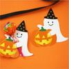 Ghost Pumpkin Style Kids Gift DIY Children Day for Toddler Party Supplies Halloween Lollipop Cards Candy Decorations
