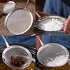 Stainless Steel Fine Mesh Strainer Wood Handle Mesh Strainer Flour Filter Screen  Kitchen Tools