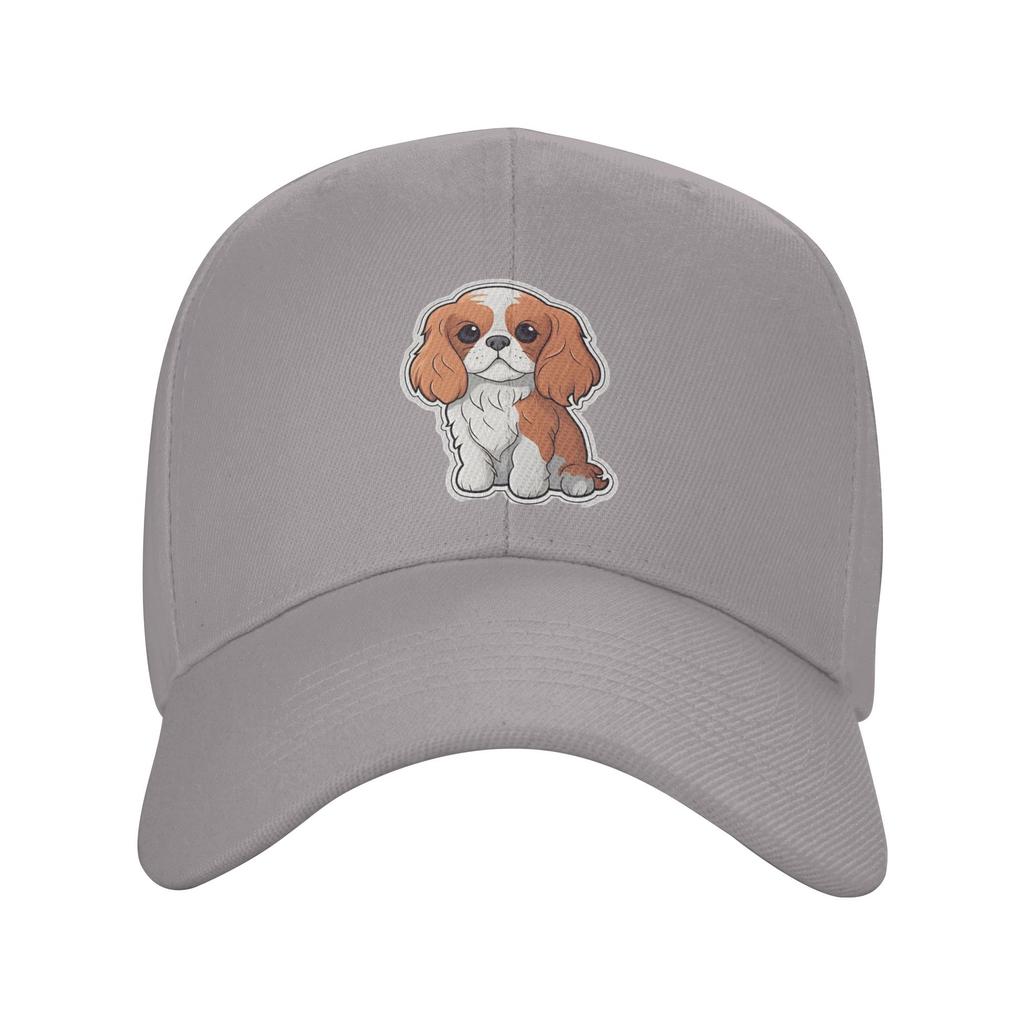 Kawaii Cavalier King Charles Spaniel Casual Baseball Cap Running Hippie Trucker Hat Summer Unisex Baseball Caps