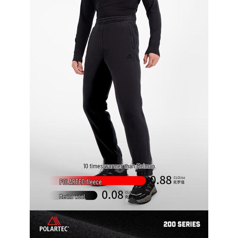 Pelliot Men s 2024 Outdoor Warm Windproof Fleece Pants XL