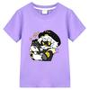 100% Baumwolle Spiel Mord Drohnen Kinder T-Shirt Cartoon Print Kinder T-Shirts Streetwear Jungen Mädchen Sommer Oberteile Rundhals Kurzarm