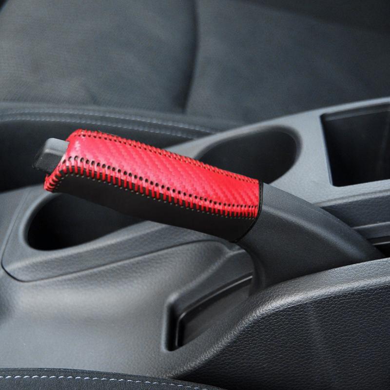 Skórzana Pokrowiec na Gałkę Zmiany Biegów i Hamulec Ręczny do Nissan Qashqai 2016-2018 X-trail 2014- Murano 2014-2022 Biegów Hamulec Ręczny