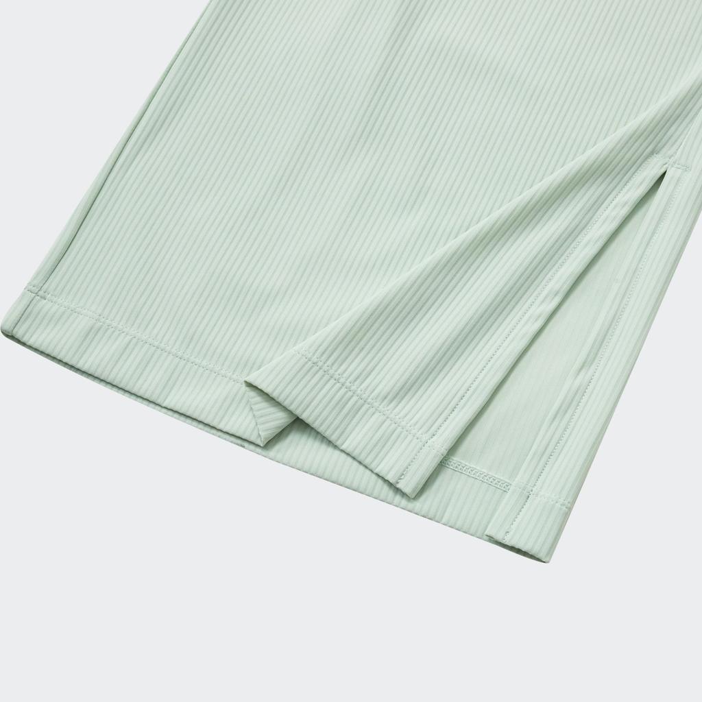 Adidas Casual Pants Women's Linen Green Moderate Straight Fit Pants IT4351