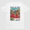 Daft Punk Around the World Tour T-shirt Short Sleeve White All Size Shirt OM71