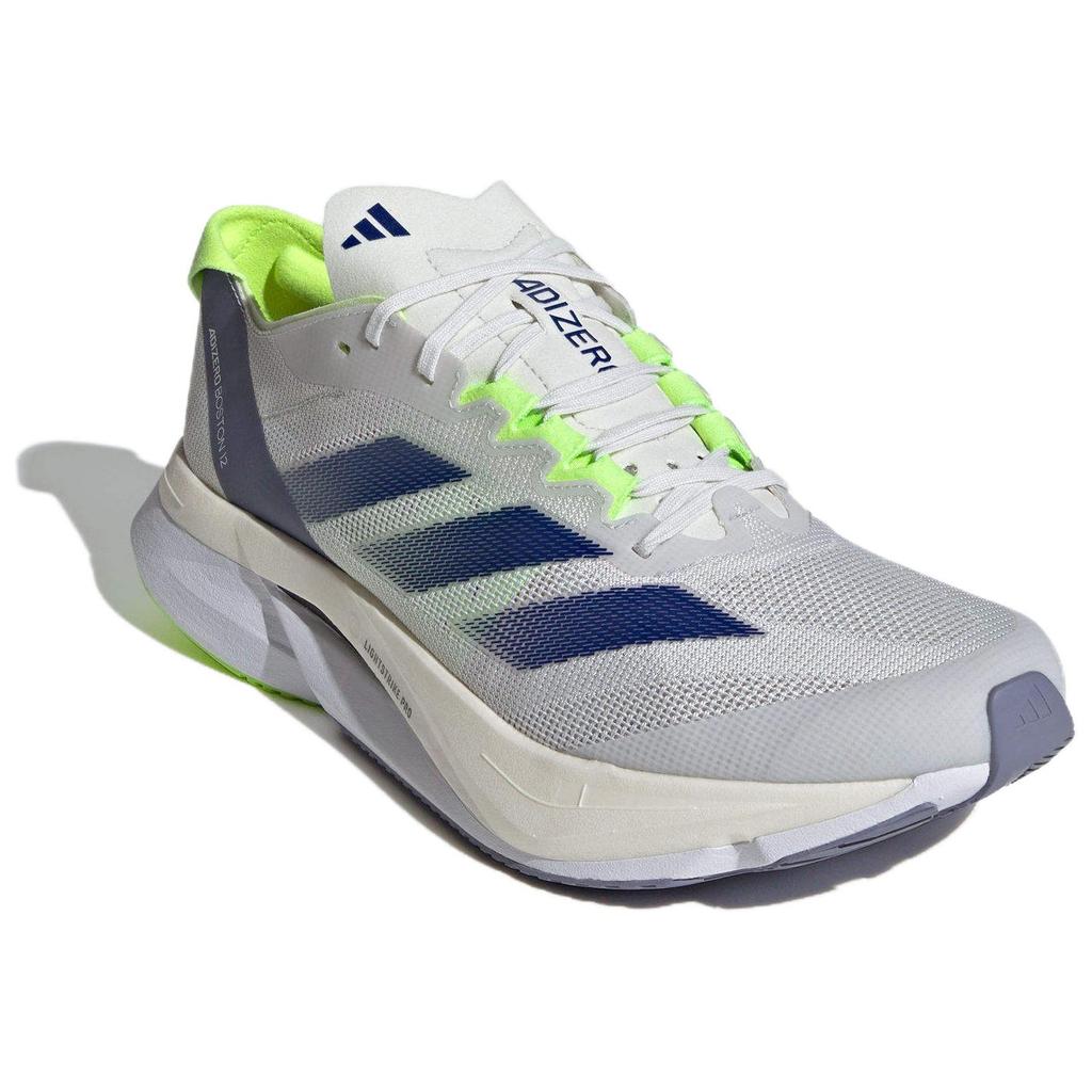 Новые Adizero Boston 12 Adidas 'Белый Королевский Яркий Лимонный' IE8493