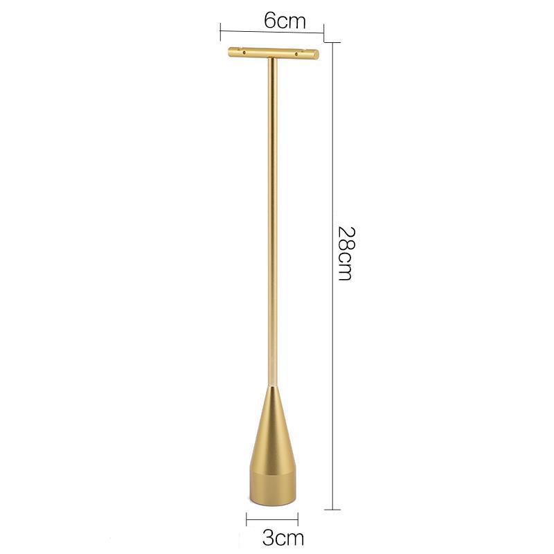 Jewelry Stand Display Necklace Holder T-Bar Plated Metal Tabletop Jewelry Organizer Tower for Show Jewelry Hanging Pendant