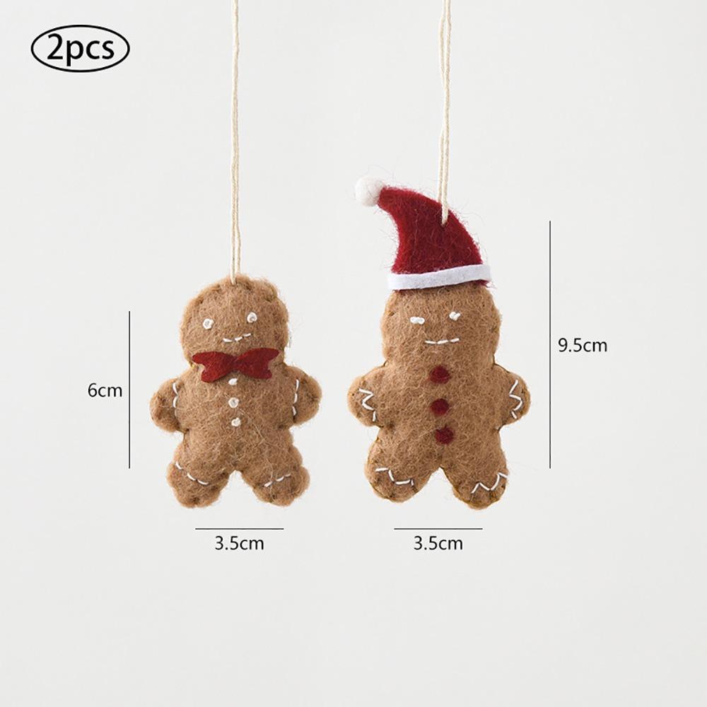 Felt Christmas Hanging Pendant Multicolor Christmas Tree Decoration Drop Ornament  Home Decoration