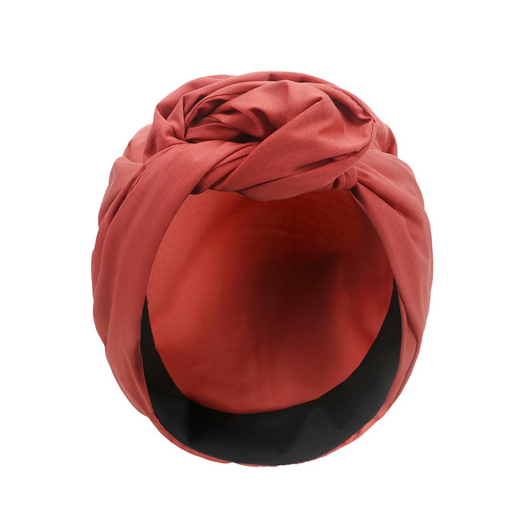 French Vintage Twist Turban Hat Fashion Female Cotton Bandana Headband Women'S Hair Cover Cap Floral Print Lady Head Wraps
