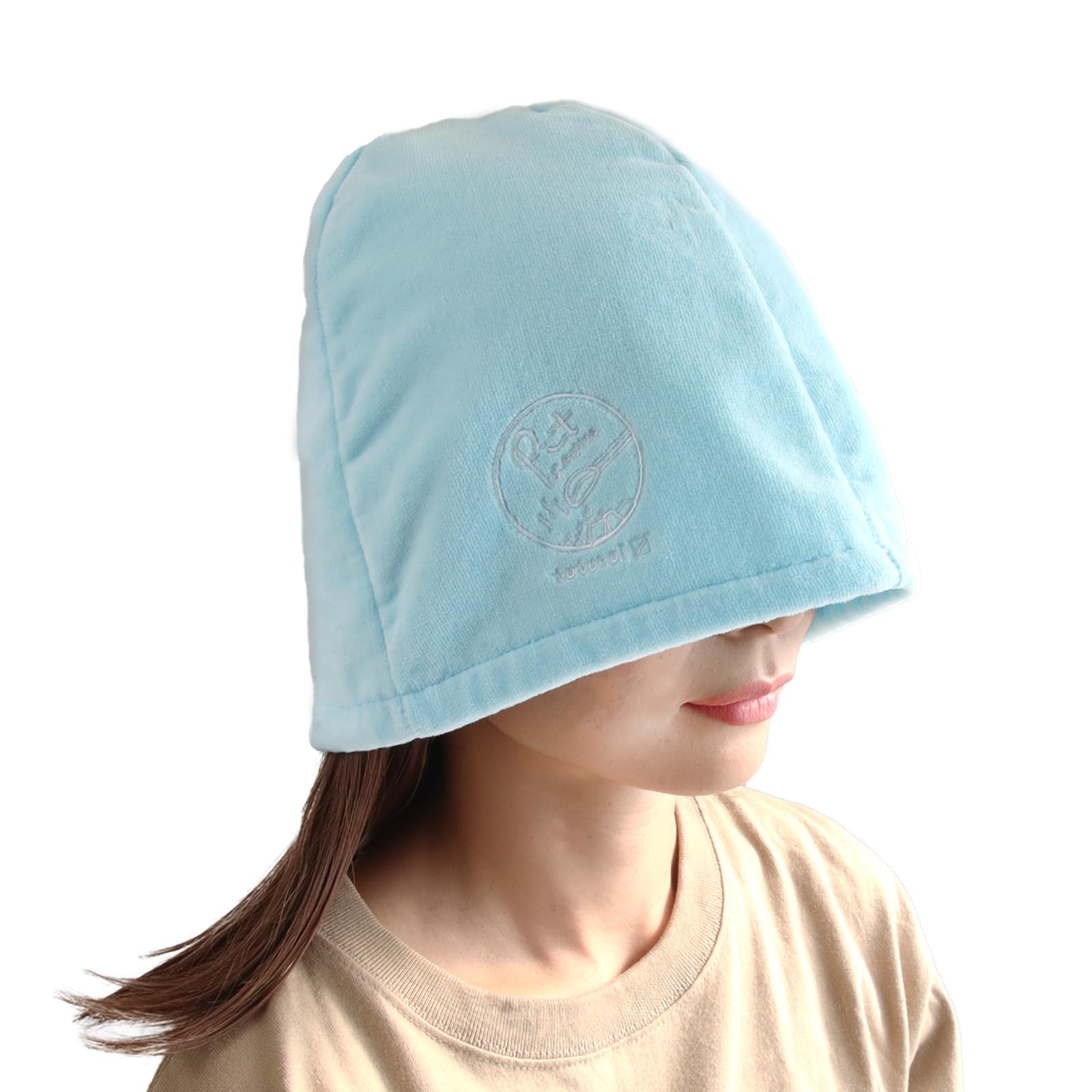 

Pit Life Imabari Towel Sauna Hat, Large (L: Blue/Antibacterial, Odor-Resistant, Antiviral), Stylish Cotton Sauna Hat, Cute for Men and Women